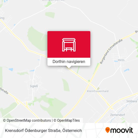 Krensdorf Ödenburger Straße Karte