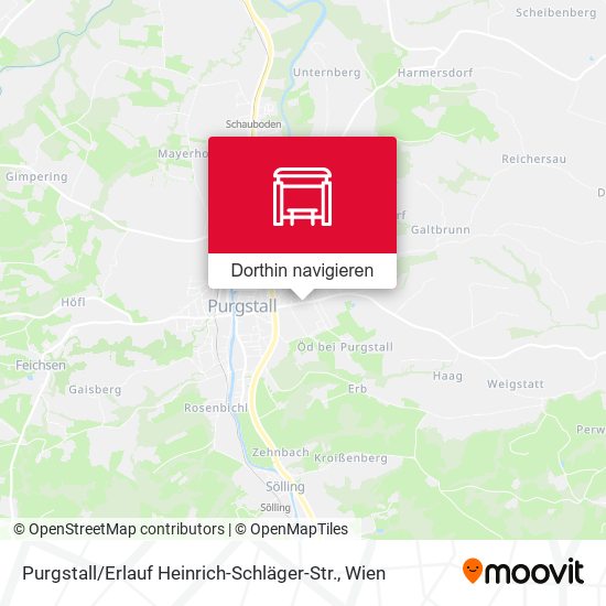 Purgstall / Erlauf Heinrich-Schläger-Str. Karte