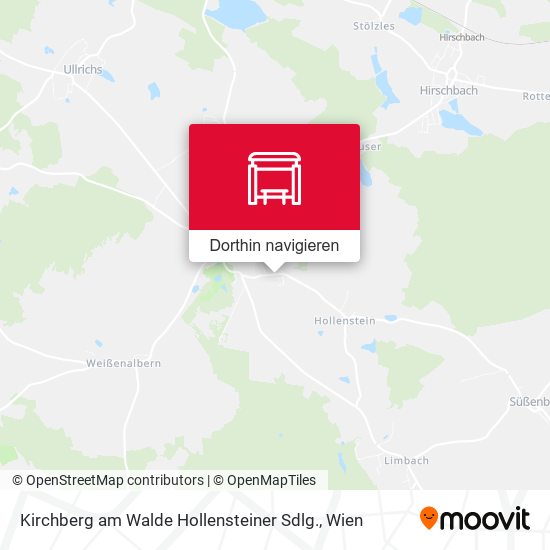 Kirchberg am Walde Hollensteiner Sdlg. Karte