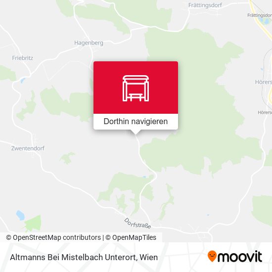 Altmanns Bei Mistelbach Unterort Karte