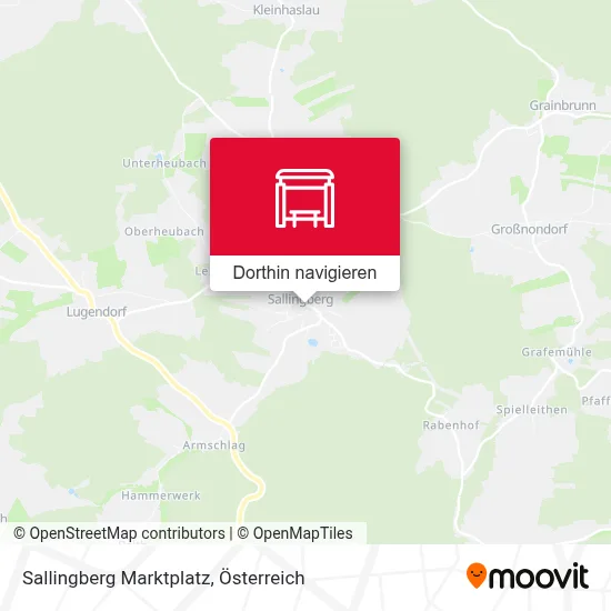 Sallingberg Marktplatz Karte