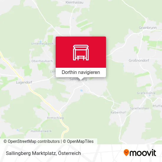 Sallingberg Marktplatz Karte