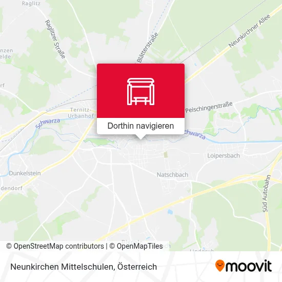 Neunkirchen Mittelschulen Karte