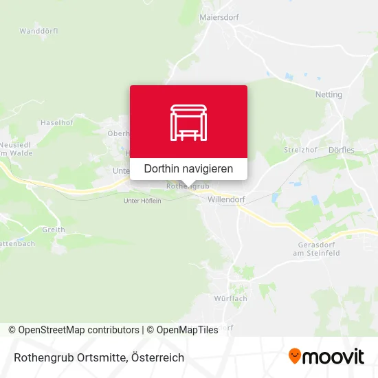 Rothengrub Ortsmitte Karte