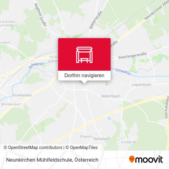 Neunkirchen Mühlfeldschule Karte
