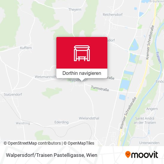 Walpersdorf / Traisen Pastelligasse Karte