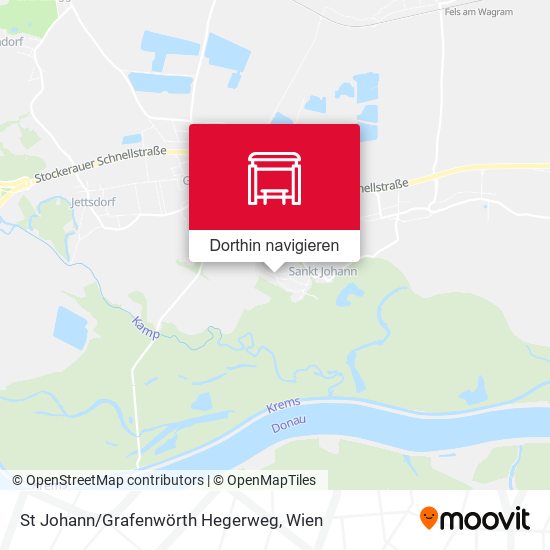 St Johann/Grafenwörth Hegerweg Karte