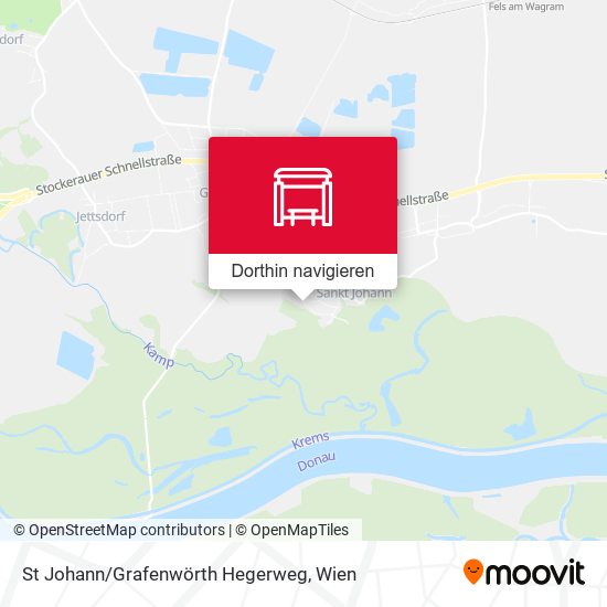 St Johann/Grafenwörth Hegerweg Karte