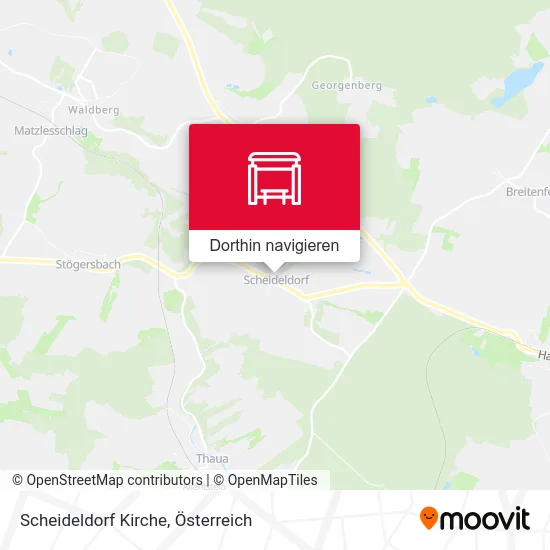 Scheideldorf Kirche Karte