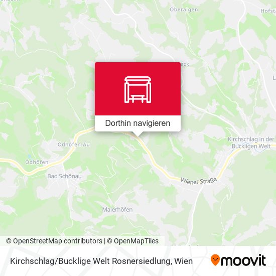 Kirchschlag / Bucklige Welt Rosnersiedlung Karte