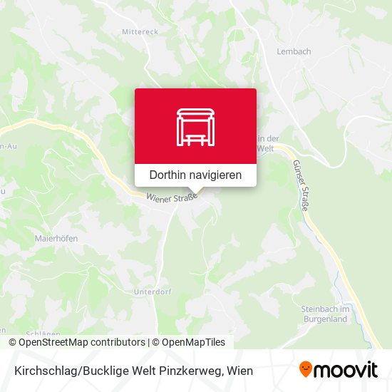Kirchschlag / Bucklige Welt Pinzkerweg Karte