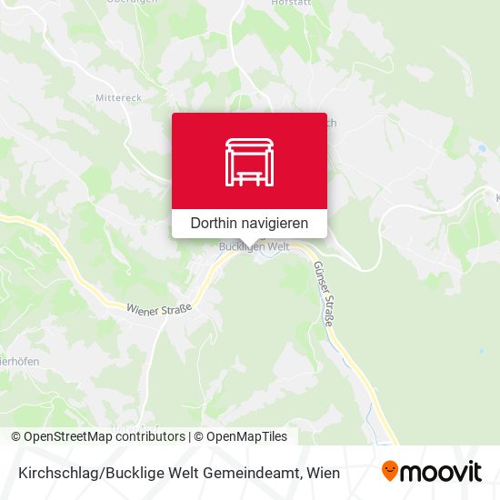 Kirchschlag / Bucklige Welt Gemeindeamt Karte
