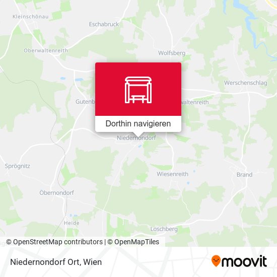 Niedernondorf Ort Karte