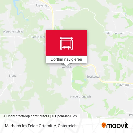 Marbach Im Felde Ortsmitte Karte