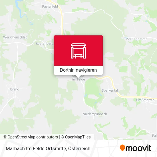 Marbach Im Felde Ortsmitte Karte