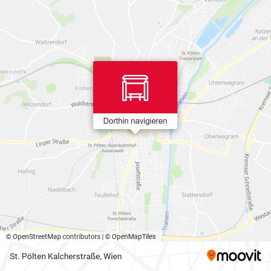 St. Pölten Kalcherstraße Karte
