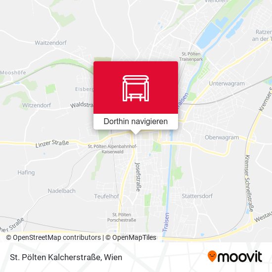 St. Pölten Kalcherstraße Karte
