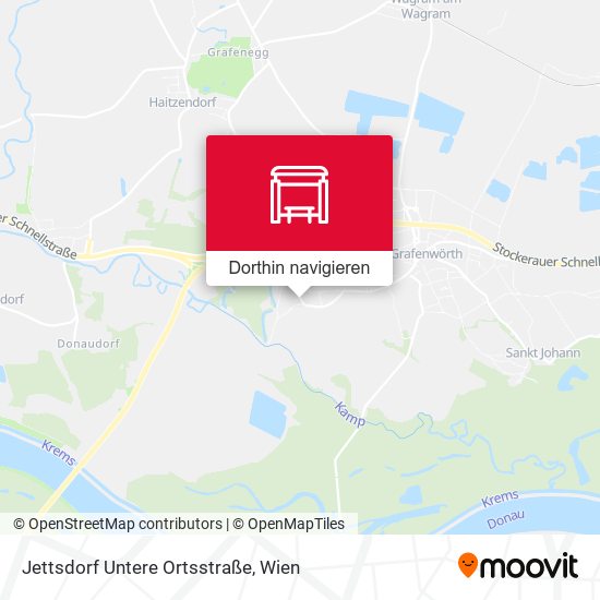 Jettsdorf Untere Ortsstraße Karte