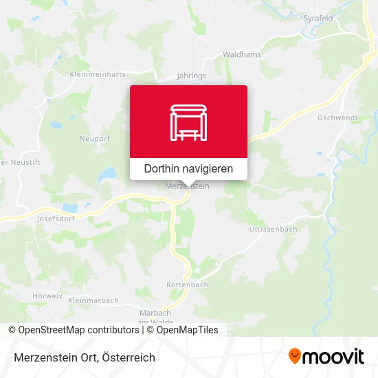 Merzenstein Ort Karte