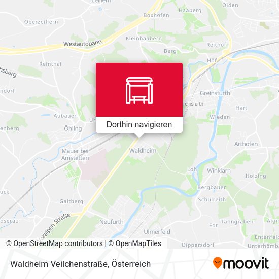 Waldheim Veilchenstraße Karte