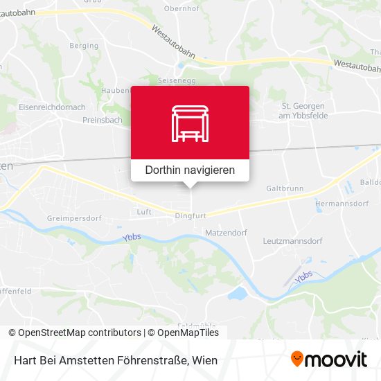 Hart Bei Amstetten Föhrenstraße Karte