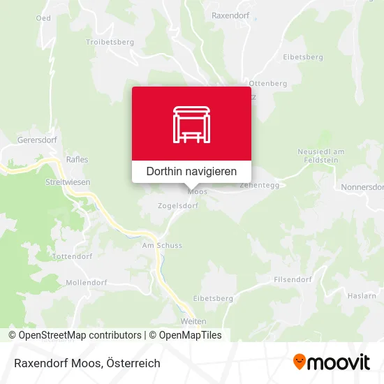Raxendorf Moos Karte