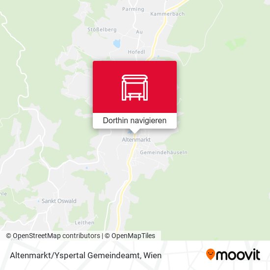 Altenmarkt / Yspertal Gemeindeamt Karte