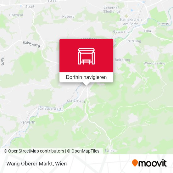 Wang Oberer Markt Karte