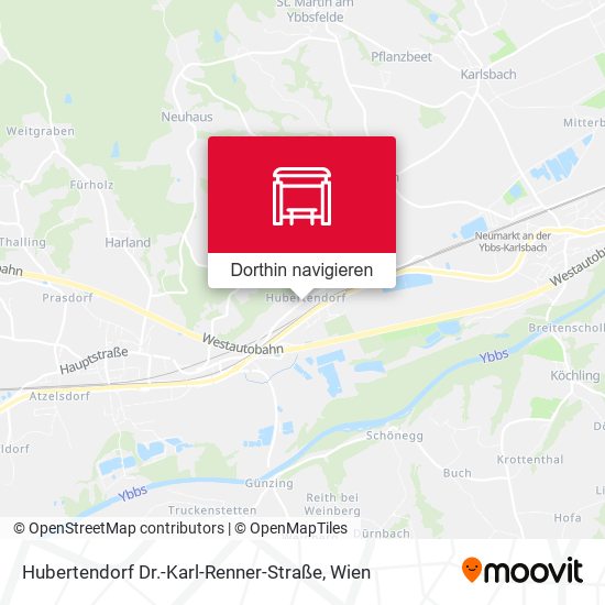 Hubertendorf Dr.-Karl-Renner-Straße Karte