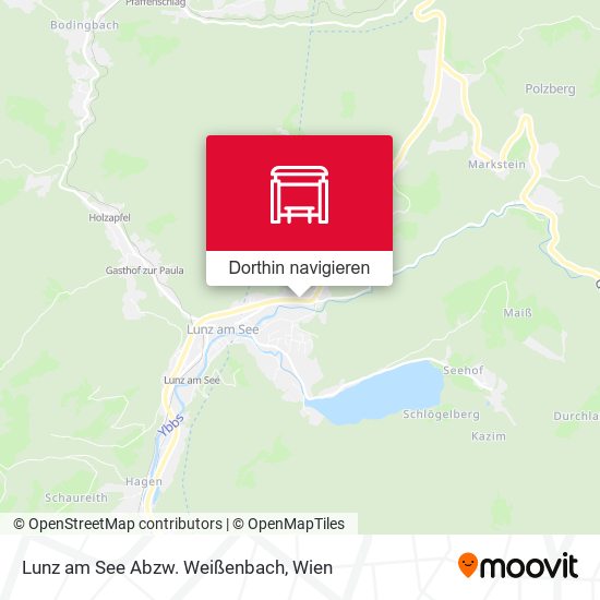 Lunz am See Abzw. Weißenbach Karte