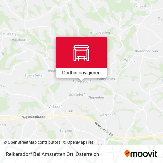 Reikersdorf Bei Amstetten Ort Karte