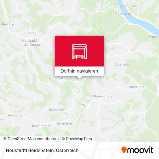 Neustadtl Beidenstein Karte