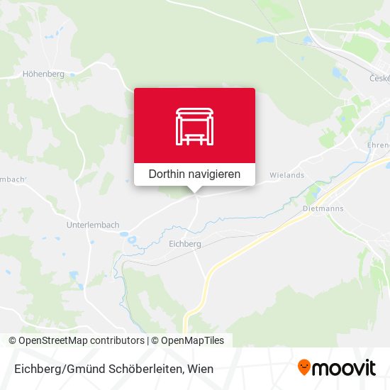 Eichberg/Gmünd Schöberleiten Karte