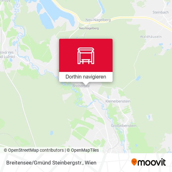 Breitensee/Gmünd Steinbergstr. Karte