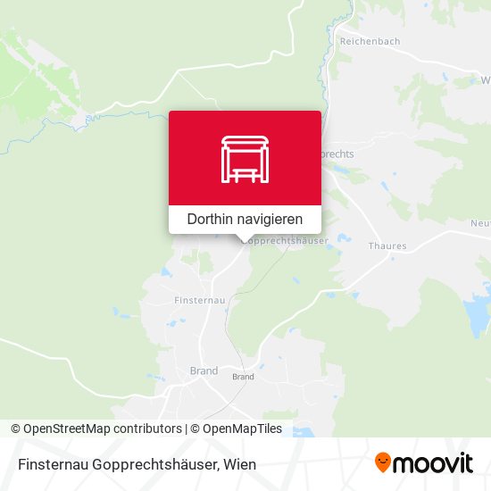 Finsternau Gopprechtshäuser Karte
