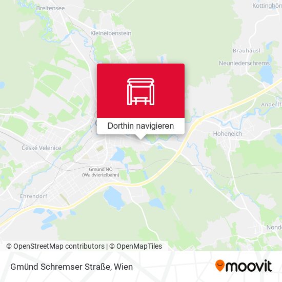 Gmünd Schremser Straße Karte