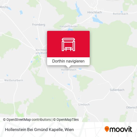 Hollenstein Bei Gmünd Kapelle Karte