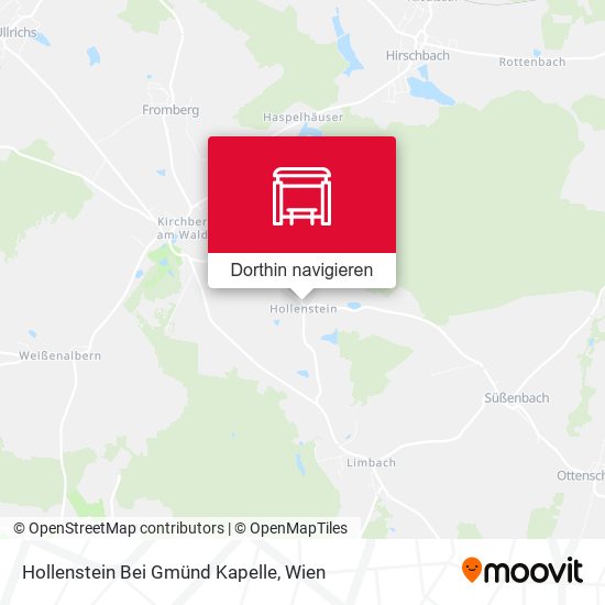 Hollenstein Bei Gmünd Kapelle Karte