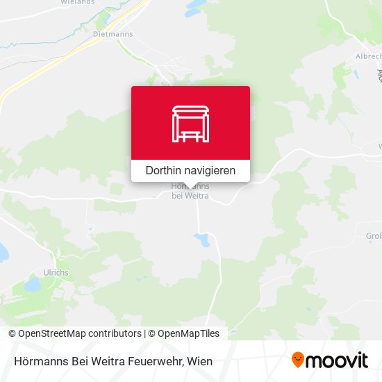 Hörmanns Bei Weitra Feuerwehr Karte