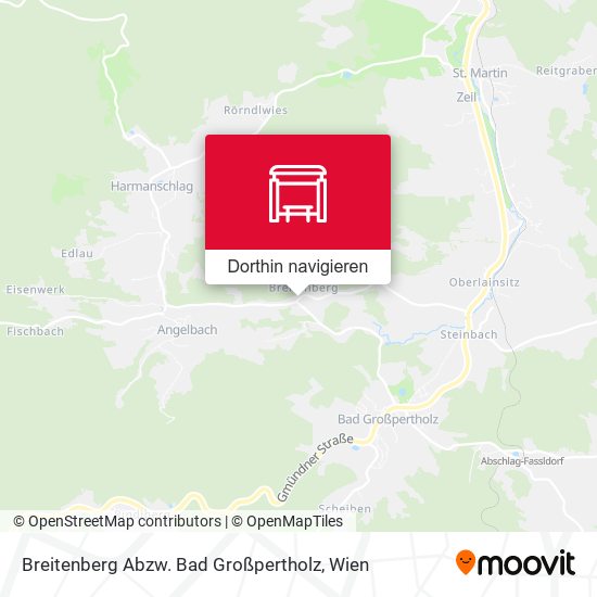 Breitenberg Abzw. Bad Großpertholz Karte