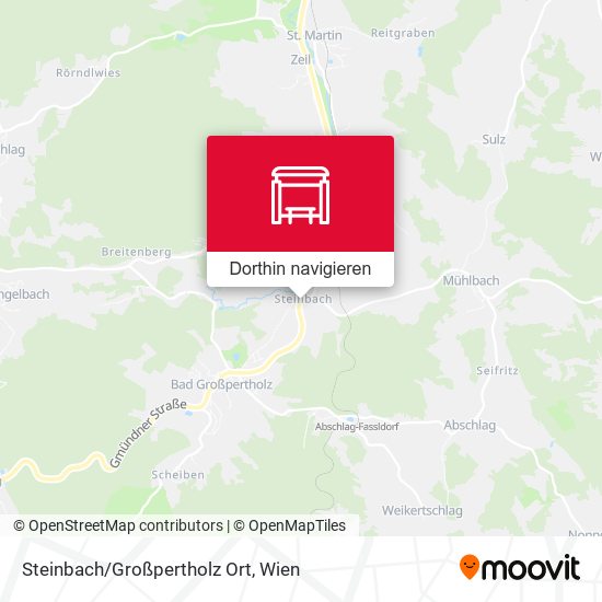Steinbach/Großpertholz Ort Karte