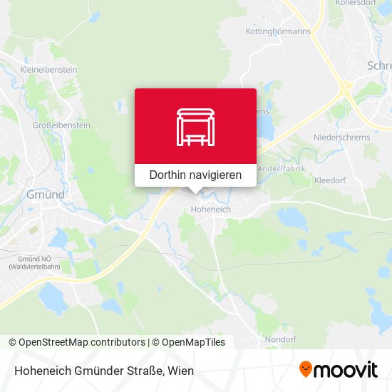 Hoheneich Gmünder Straße Karte
