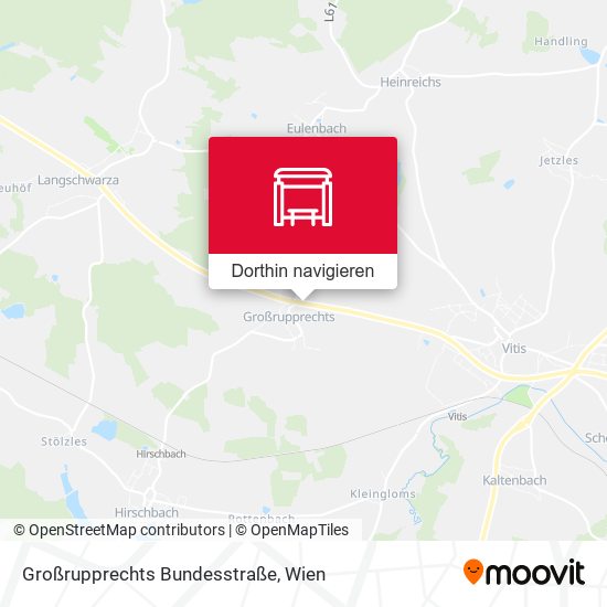 Großrupprechts Bundesstraße Karte