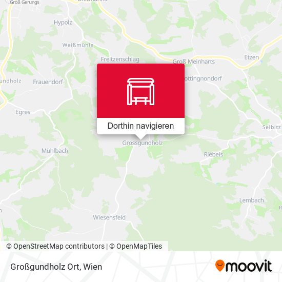 Großgundholz Ort Karte