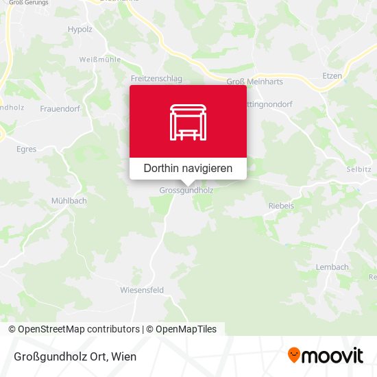 Großgundholz Ort Karte