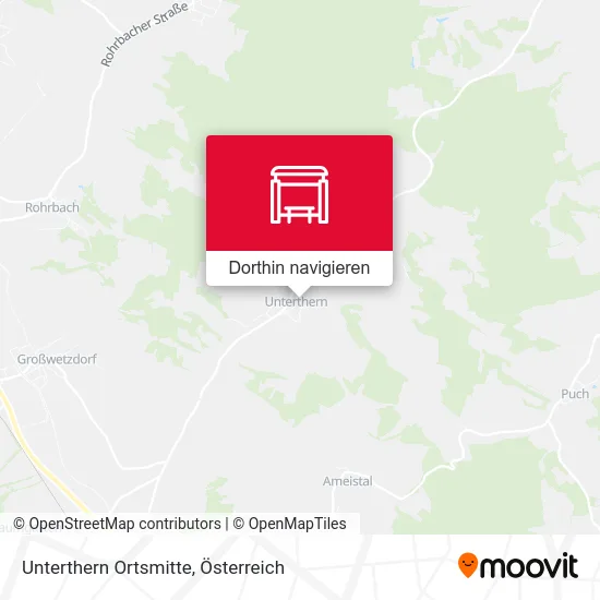 Unterthern Ortsmitte Karte