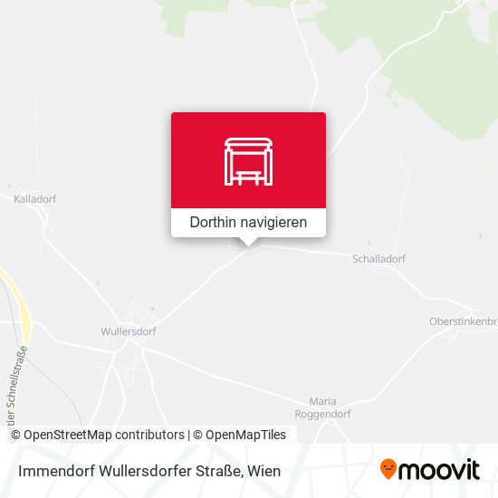 Immendorf Wullersdorfer Straße Karte