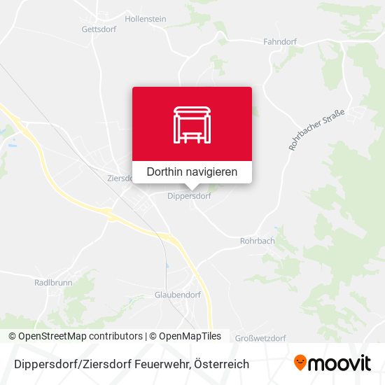 Dippersdorf / Ziersdorf Feuerwehr Karte