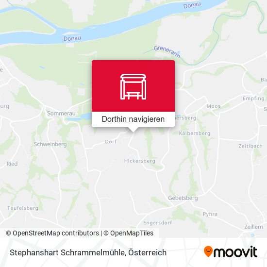 Stephanshart Schrammelmühle Karte