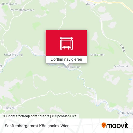 Senftenbergeramt Königsalm Karte